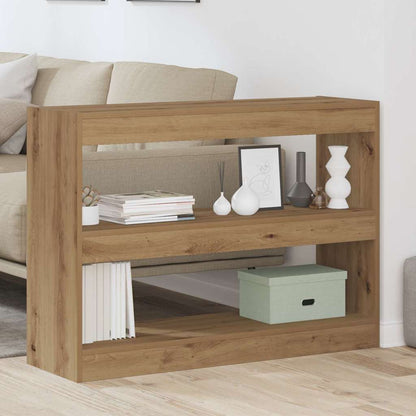 Bücherregal 2 Ebenen 100 x 30 x 72 cm Holzwerkstoff