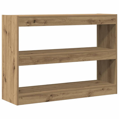 Bücherregal 2 Ebenen 100 x 30 x 72 cm Holzwerkstoff