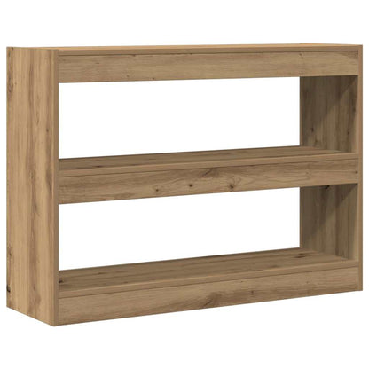 Bücherregal 2 Ebenen 100 x 30 x 72 cm Holzwerkstoff