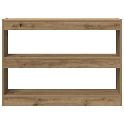 Bücherregal 2 Ebenen 100 x 30 x 72 cm Holzwerkstoff