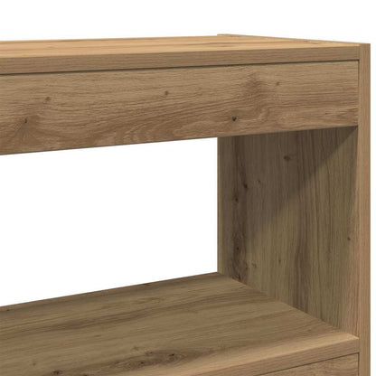 Bücherregal 3 Ebenen 100 x 30 x 103 cm Holzwerkstoff