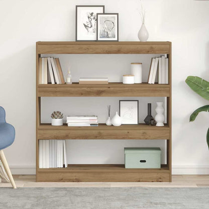 Bücherregal 3 Ebenen 100 x 30 x 103 cm Holzwerkstoff