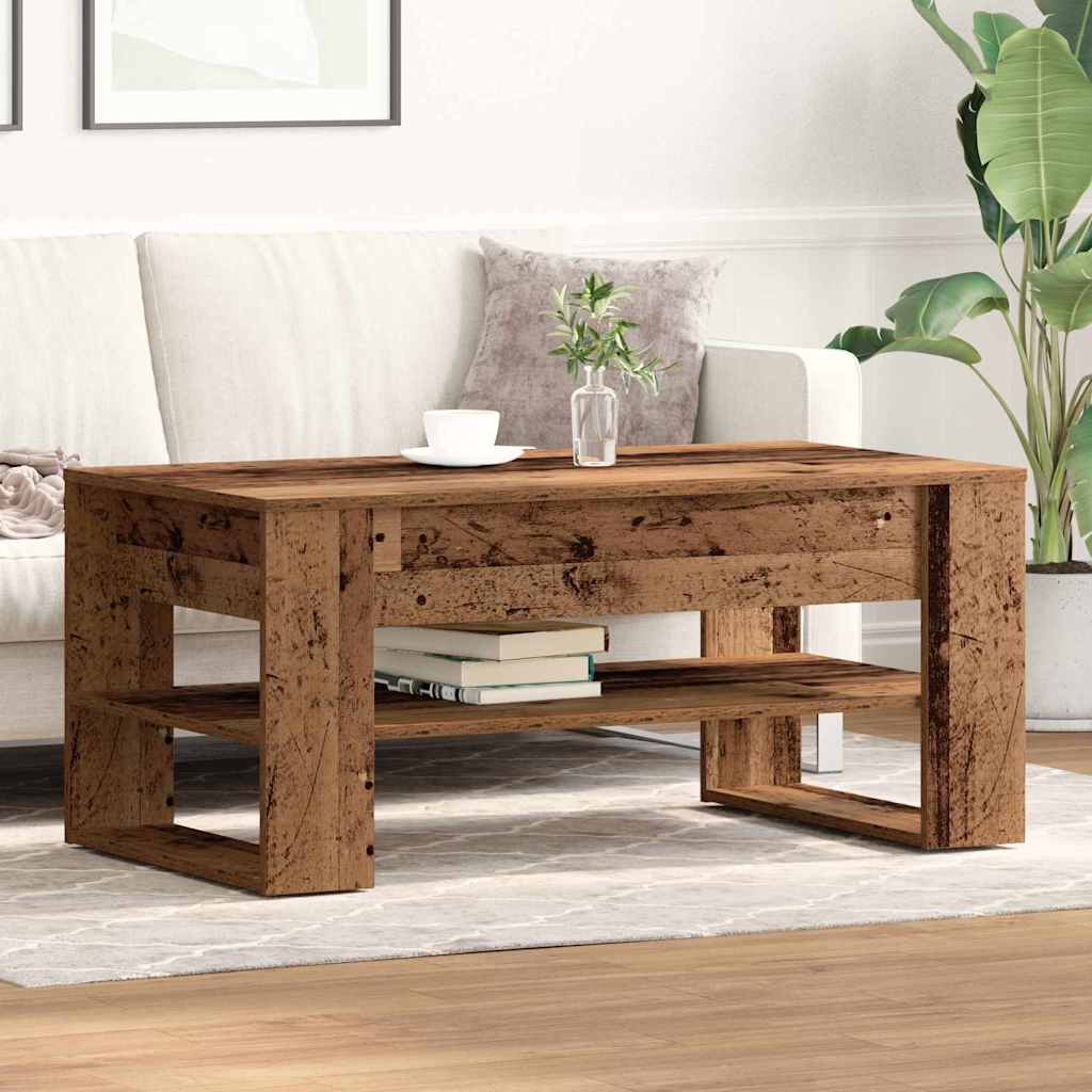 Couchtisch Altholz 102 x 55 x 45 cm Holzwerkstoff