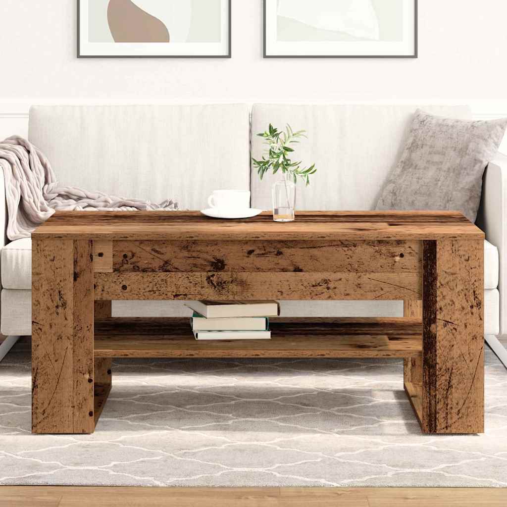 Couchtisch Altholz 102 x 55 x 45 cm Holzwerkstoff
