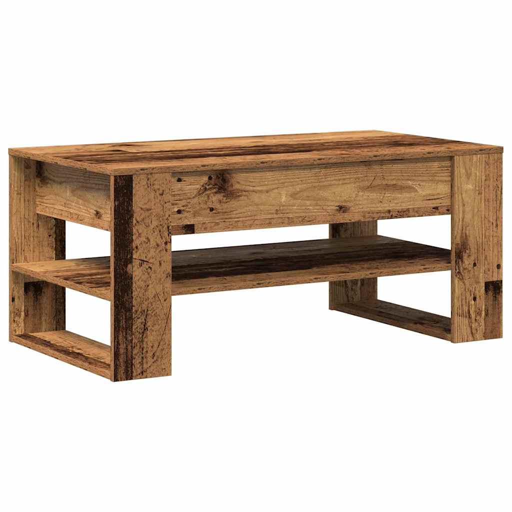 Couchtisch Altholz 102 x 55 x 45 cm Holzwerkstoff