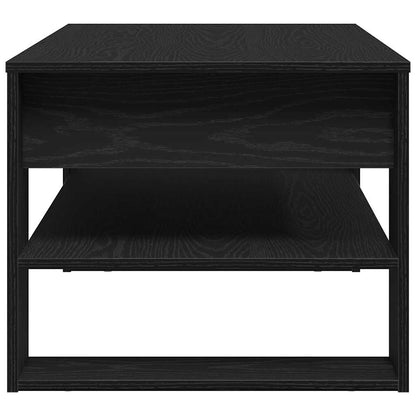 Couchtisch Schwarz Eichen-Optik 102 x 55 x 45 cm Holzwerkstoff