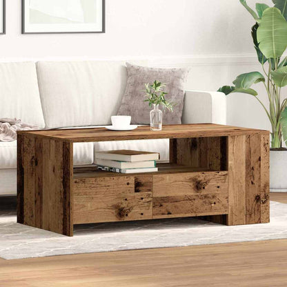 Couchtisch Altholz 102 x 55 x 43,5 cm Holzwerkstoff