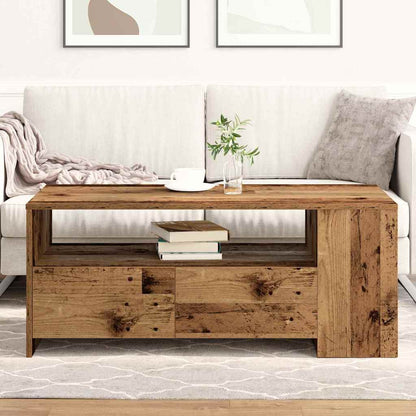 Couchtisch Altholz 102 x 55 x 43,5 cm Holzwerkstoff