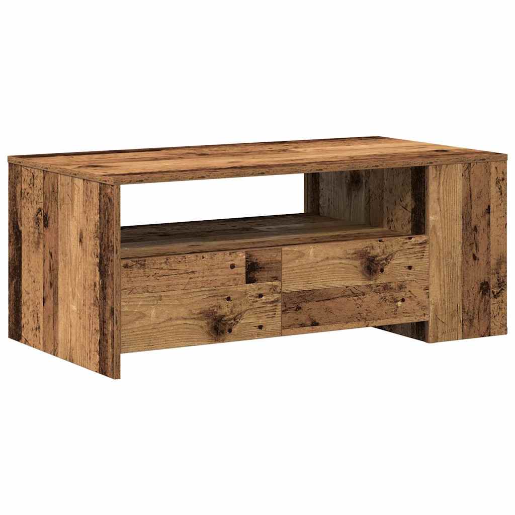 Couchtisch Altholz 102 x 55 x 43,5 cm Holzwerkstoff