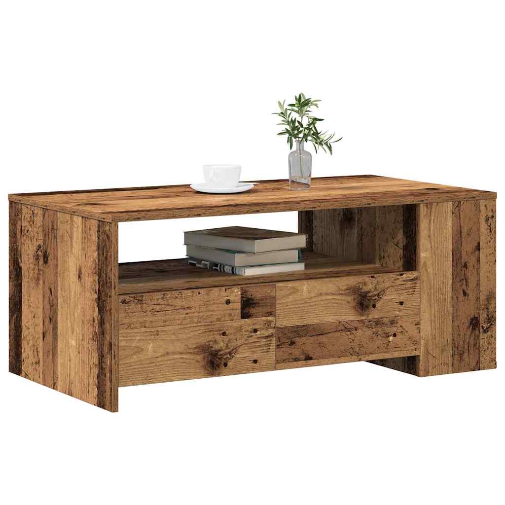 Couchtisch Altholz 102 x 55 x 43,5 cm Holzwerkstoff