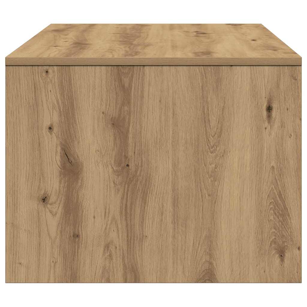 Couchtisch Eiche handwerklich 102 x 55 x 43,5 cm Holzwerkstoff