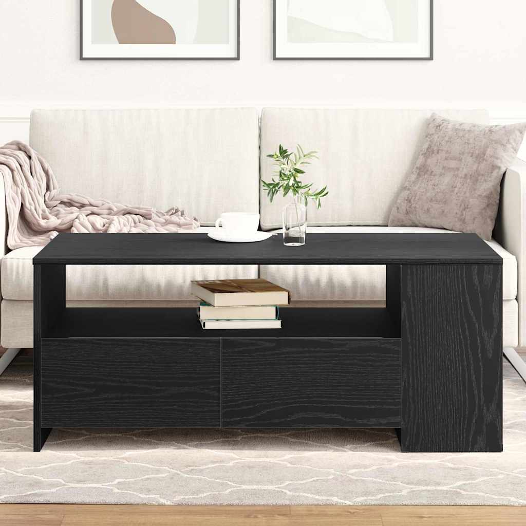 Couchtisch Schwarze Eiche 102 x 55 x 43,5 cm Holzwerkstoff