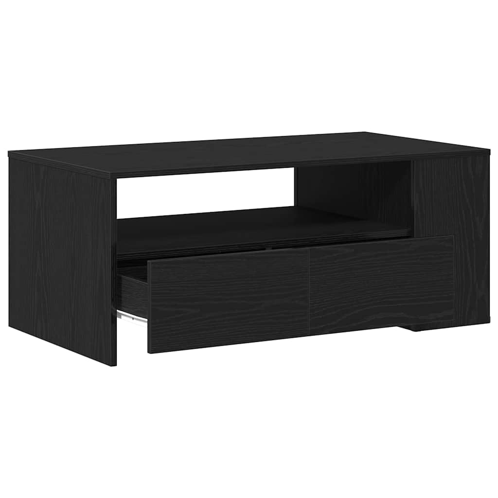 Couchtisch Schwarze Eiche 102 x 55 x 43,5 cm Holzwerkstoff