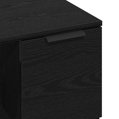 Couchtisch Schwarz Eichen-Optik 50 x 50 x 36 cm Holzwerkstoff