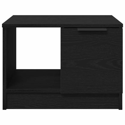 Couchtisch Schwarz Eichen-Optik 50 x 50 x 36 cm Holzwerkstoff