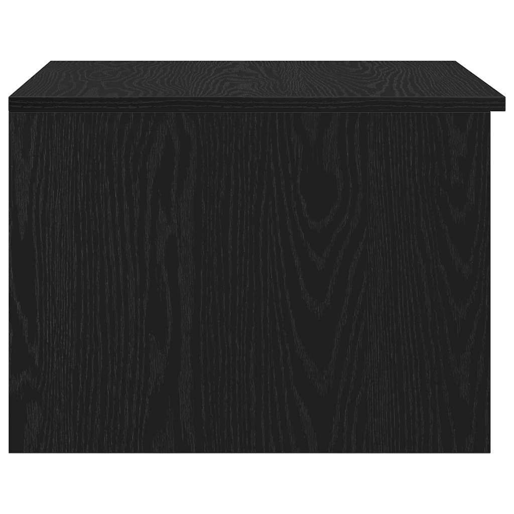 Couchtisch Schwarz Eichen-Optik 50 x 50 x 36 cm Holzwerkstoff