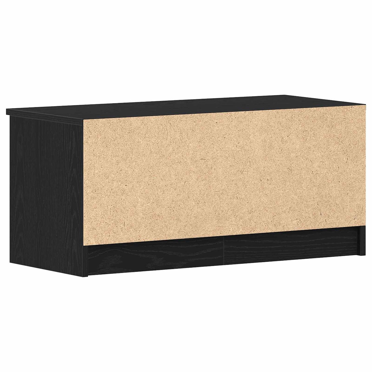 TV-Schränk 80 x 35 x 36,5 cm Schwarz Eichen-Optik Holzwerkstoff