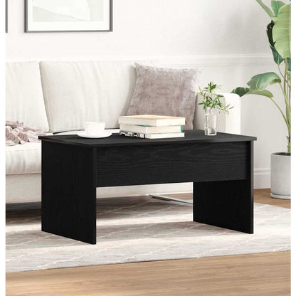 Couchtisch Schwarz Eichen-Optik 80 x 50,5 x 41,5 cm