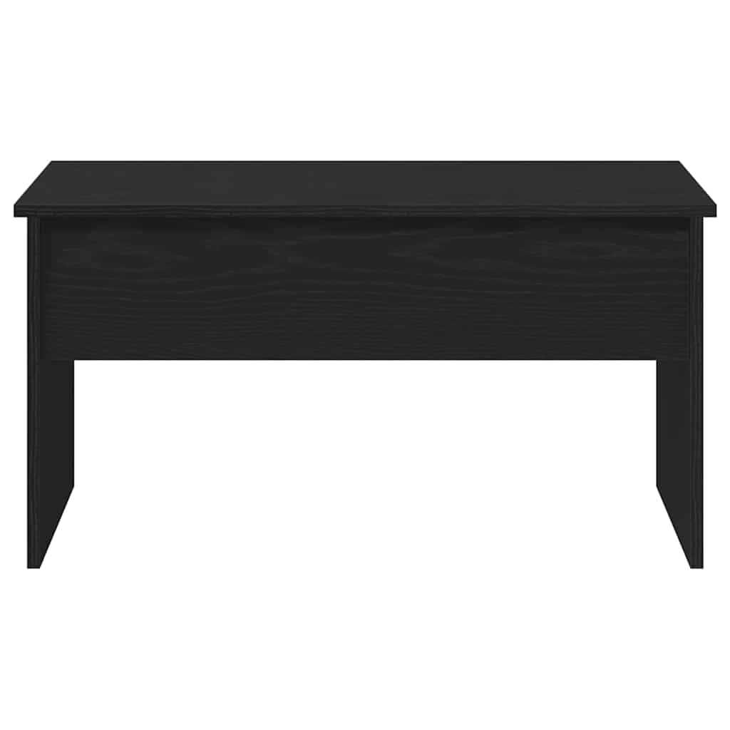 Couchtisch Schwarz Eichen-Optik 80 x 50,5 x 41,5 cm