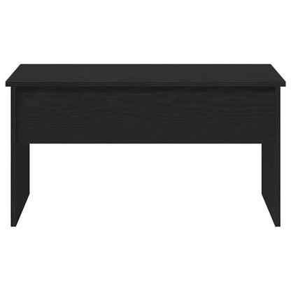 Couchtisch Schwarz Eichen-Optik 80 x 50,5 x 41,5 cm