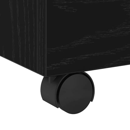 Aktenschrank Schwarz Eichen-Optik 45 x 38 x 54 cm Holzwerkstoff