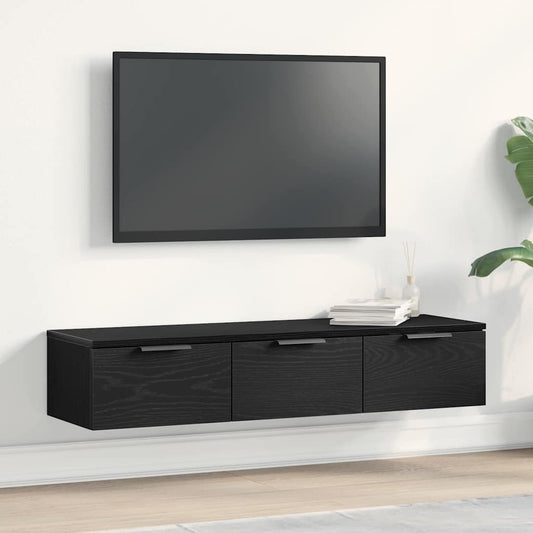 Wandschrank Schwarze Eiche 102 x 30 x 20 cm Holzwerkstoff