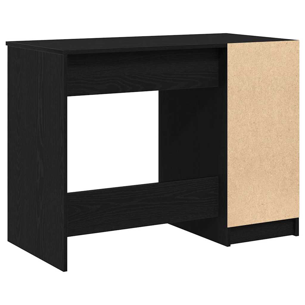 Schreibtisch Schwarz Eichen-Optik Holzwerkstoff