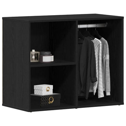 Kosmetikschrank mit Regal Schwarz Eichen-Optik 80 x 40 x 65 cm