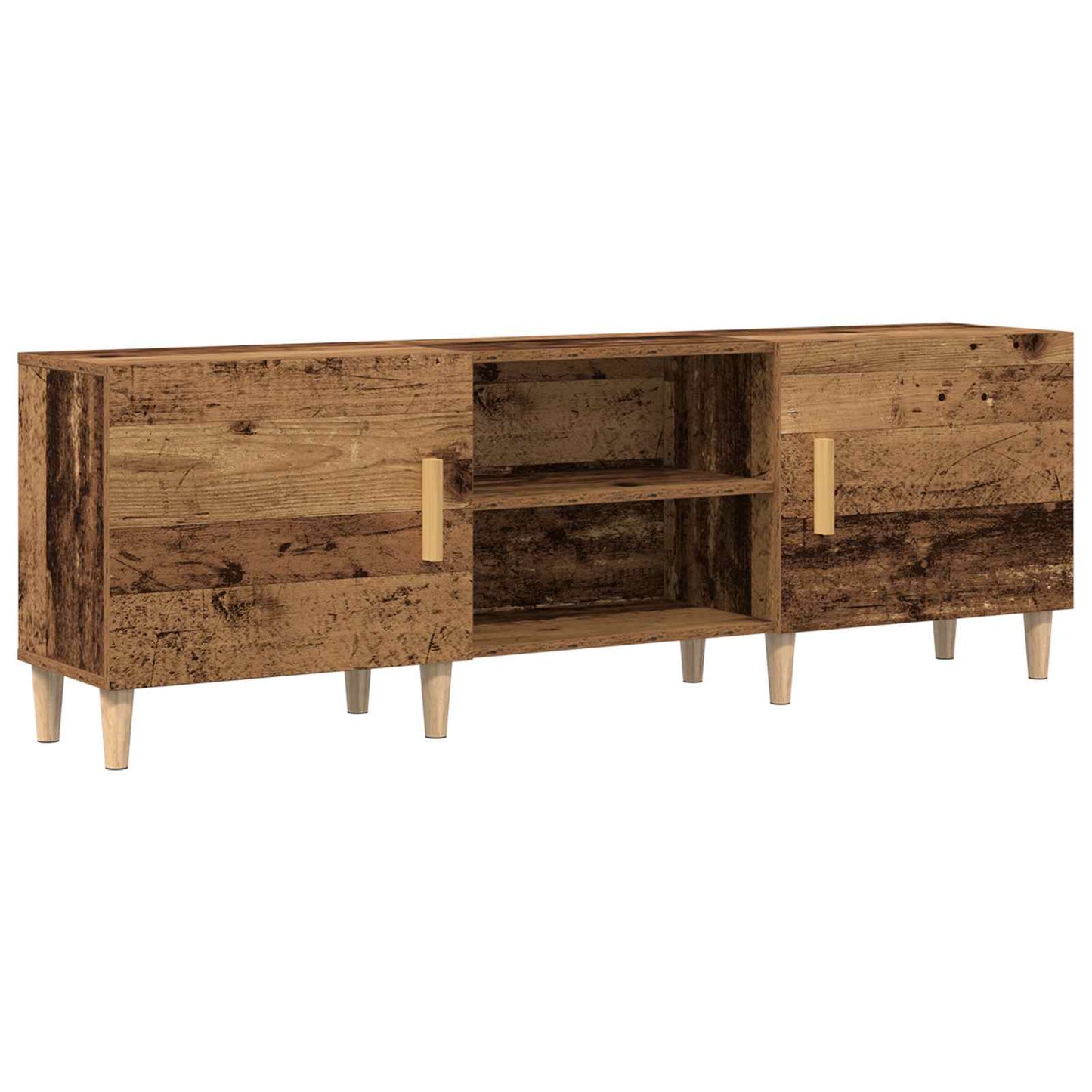 TV-Schränk 150 x 30 x 50 cm Altholz Holzwerkstoff