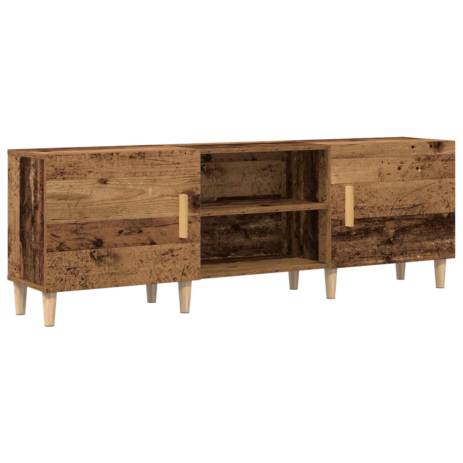 TV-Schränk 150 x 30 x 50 cm Altholz Holzwerkstoff