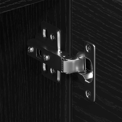 TV-Schränk 150 x 30 x 50 cm Schwarz Eichen-Optik Holzwerkstoff