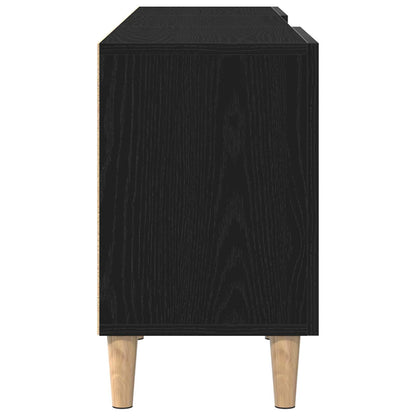 TV-Schränk 150 x 30 x 50 cm Schwarz Eichen-Optik Holzwerkstoff