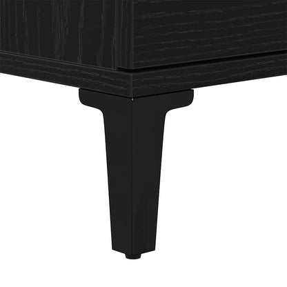 Badezimmerschrank Schwarz Eichen-Optik 65 x 33 x 60 cm