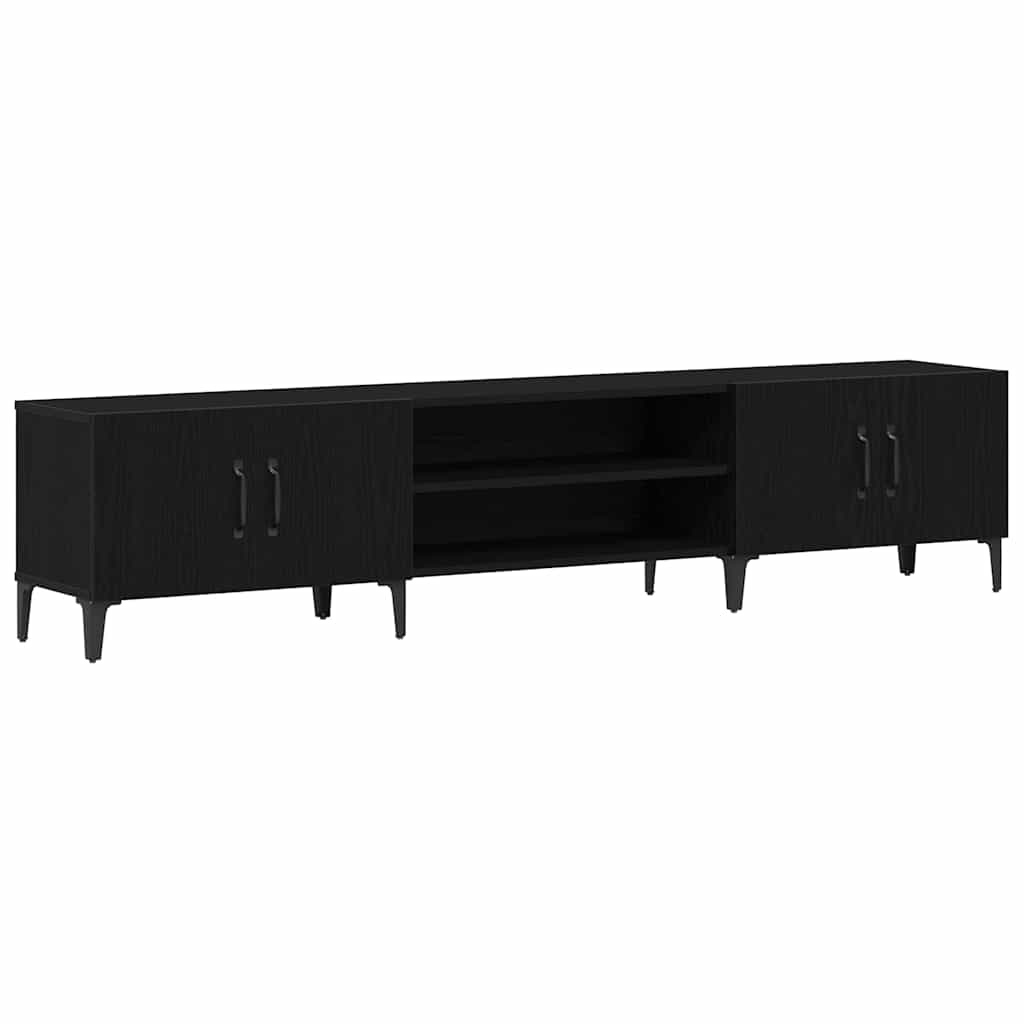 TV-Schrank Schwarze Eiche 180 x 31,5 x 40 cm Holzwerkstoff