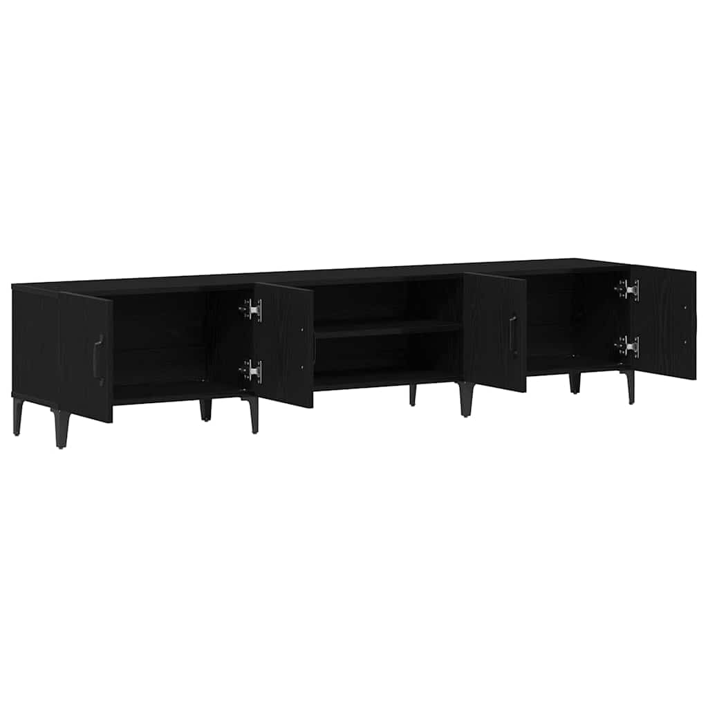 TV-Schrank Schwarze Eiche 180 x 31,5 x 40 cm Holzwerkstoff