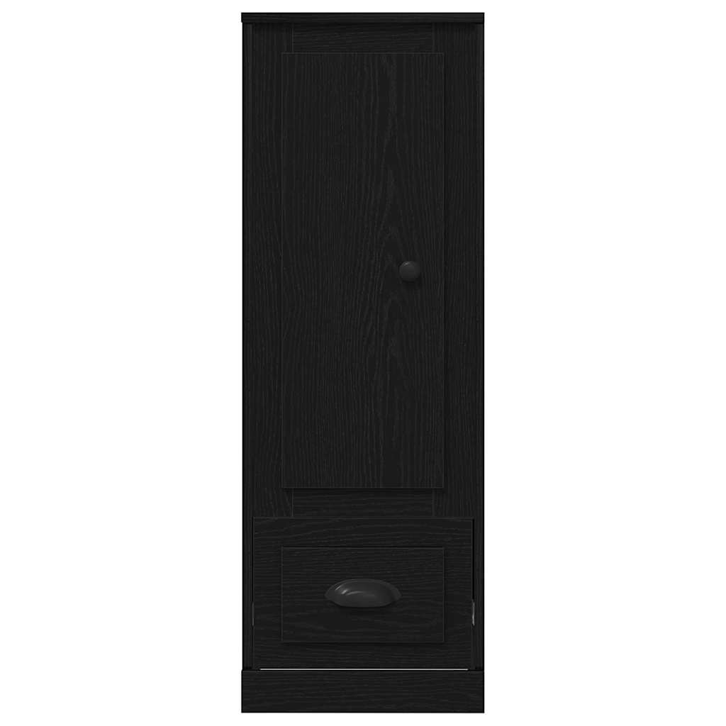 Highboard Schwarz Eichen-Optik 36 x 35.5 x 103.5 cm