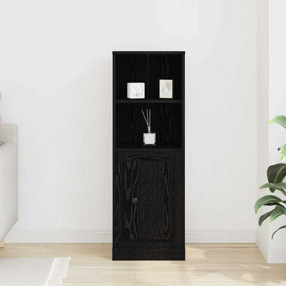 Highboard Schwarz Eichen-Optik 36 x 35,5 x 103,5 cm