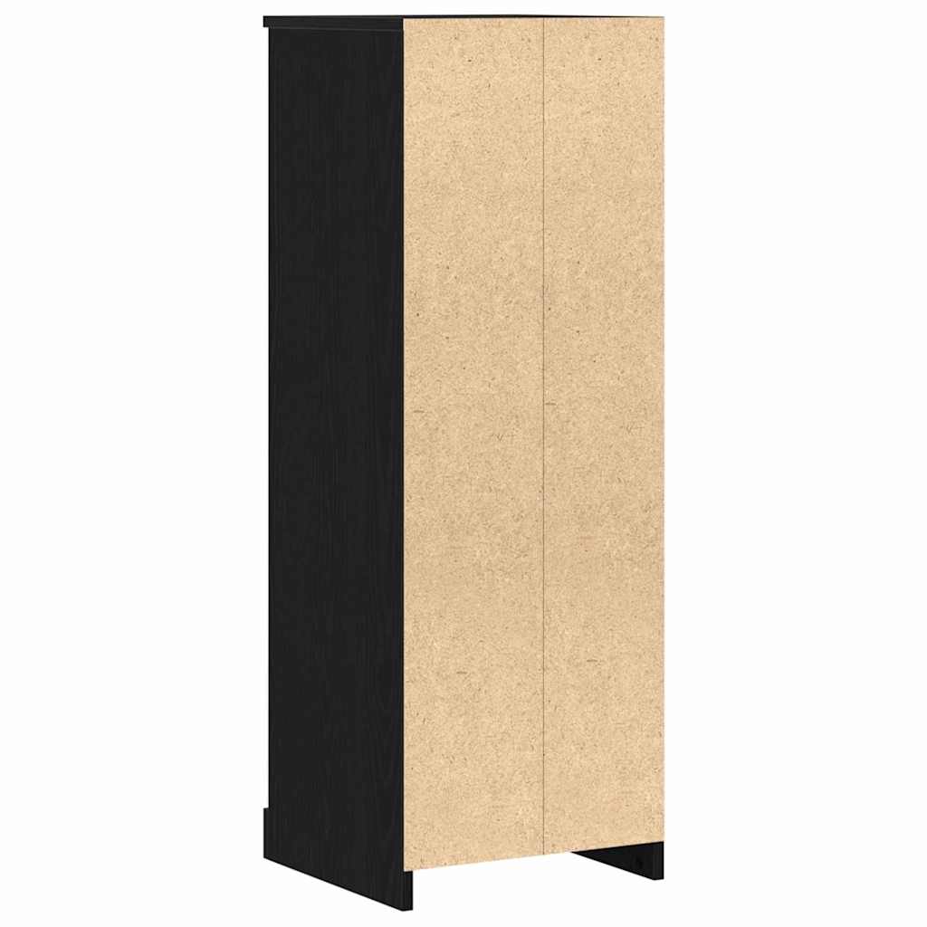 Highboard Schwarz Eichen-Optik 36 x 35,5 x 103,5 cm