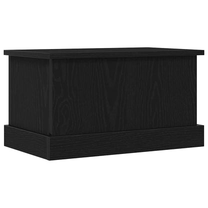Aufbewahrungsbox Schwarz Eichen-Optik 50 x 30 x 28 cm