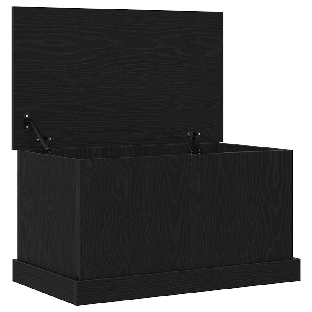 Aufbewahrungsbox Schwarz Eichen-Optik 70 x 40 x 38 cm