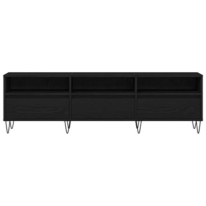 TV-Schränk 150 x 30 x 44,5 cm Schwarz Eichen-Optik