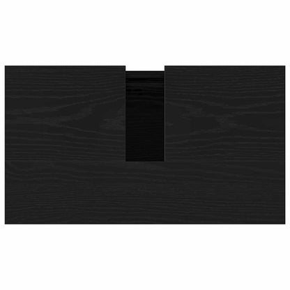 Waschbeckenschrank Schwarz Eichen-Optik 58 x 33 x 60 cm