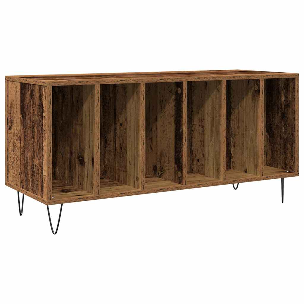 Schallplattenschrank mit Regal Artisan-Eiche 100 x 38 x 48 cm