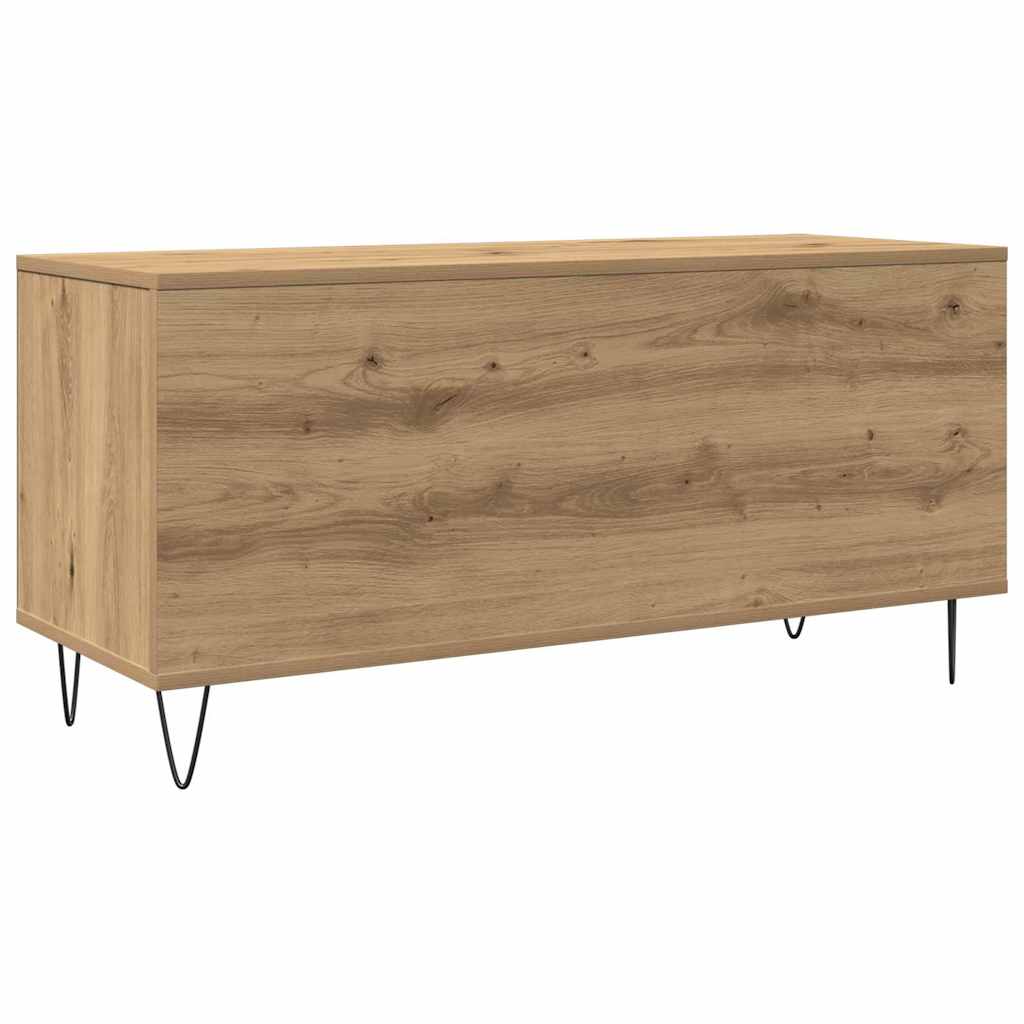 Schallplattenschrank mit Regal Artisan-Eiche 100 x 38 x 48 cm