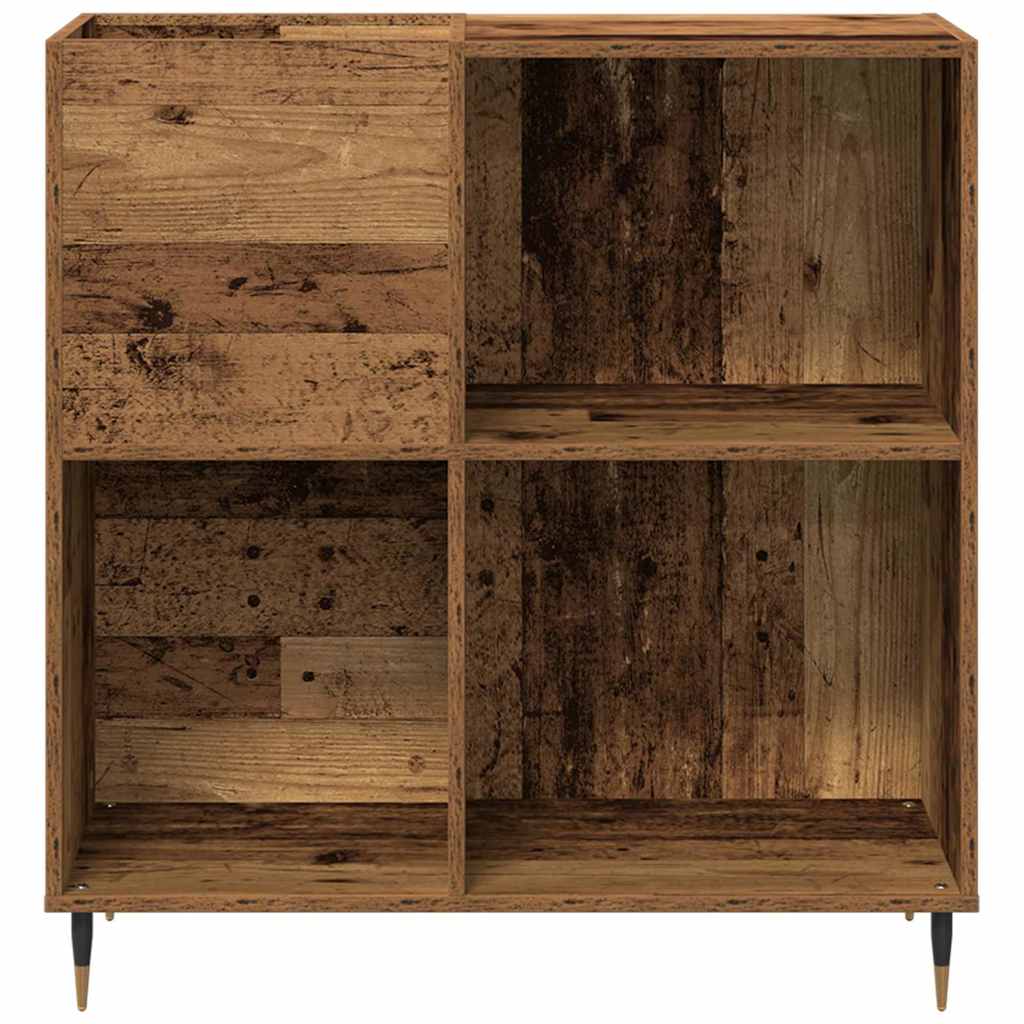 Schallplattenschrank Altholz 85 x 38 x 89 cm Holzwerkstoff