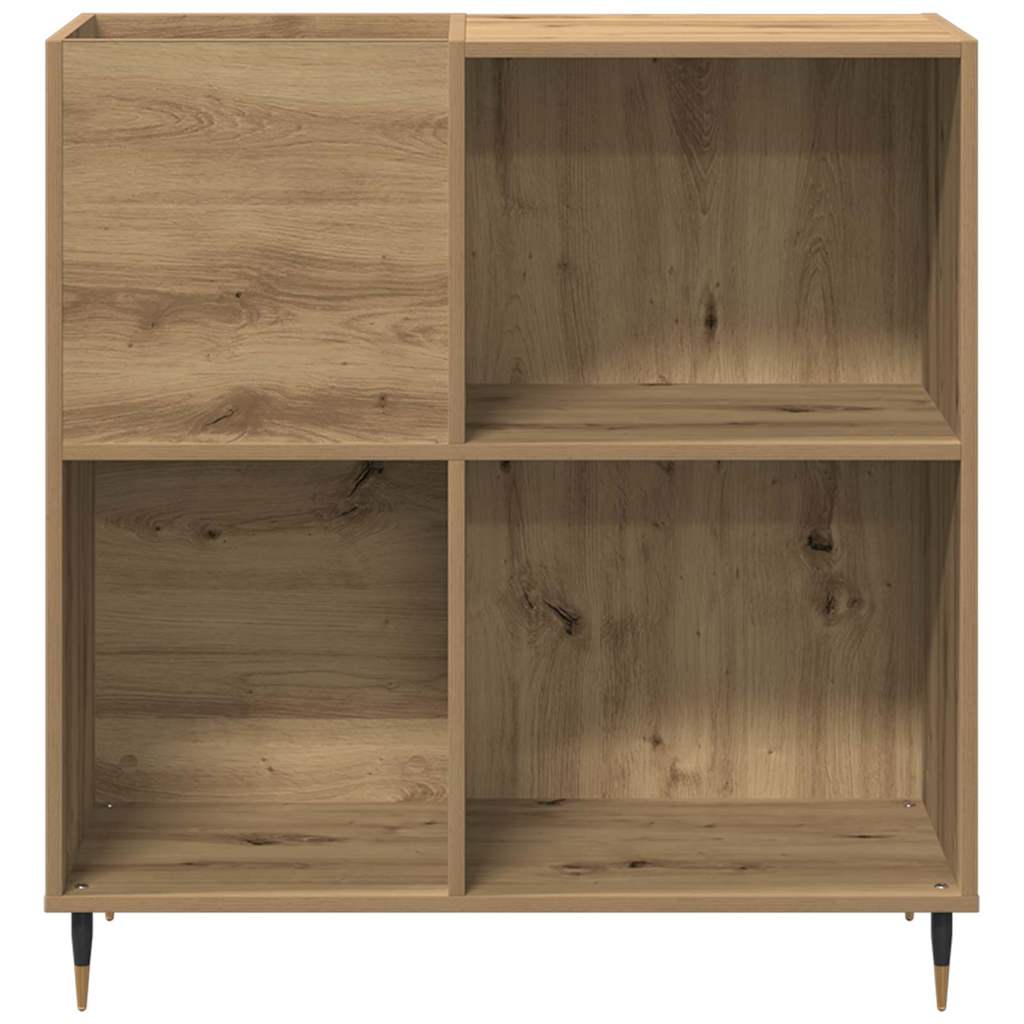 Schallplattenschrank mit Regal Artisan-Eiche 85 x 38 x 89 cm