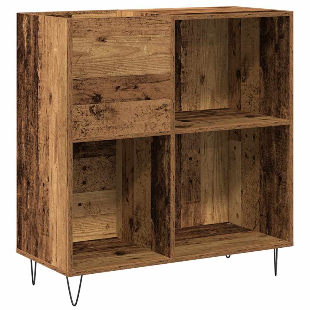 Schallplattenschrank Altholz 85 x 38 x 89 cm Holzwerkstoff