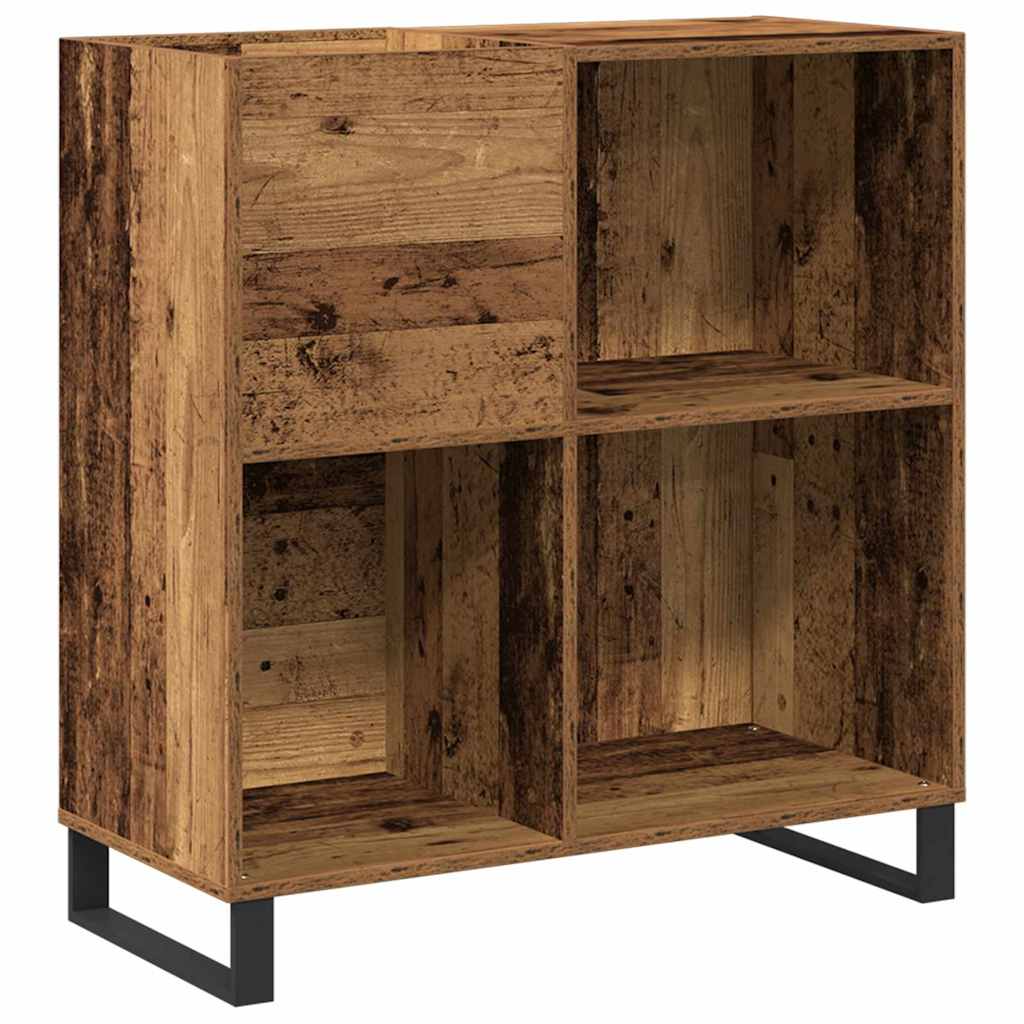 Schallplattenschrank Altholz 85 x 38 x 89 cm Holzwerkstoff