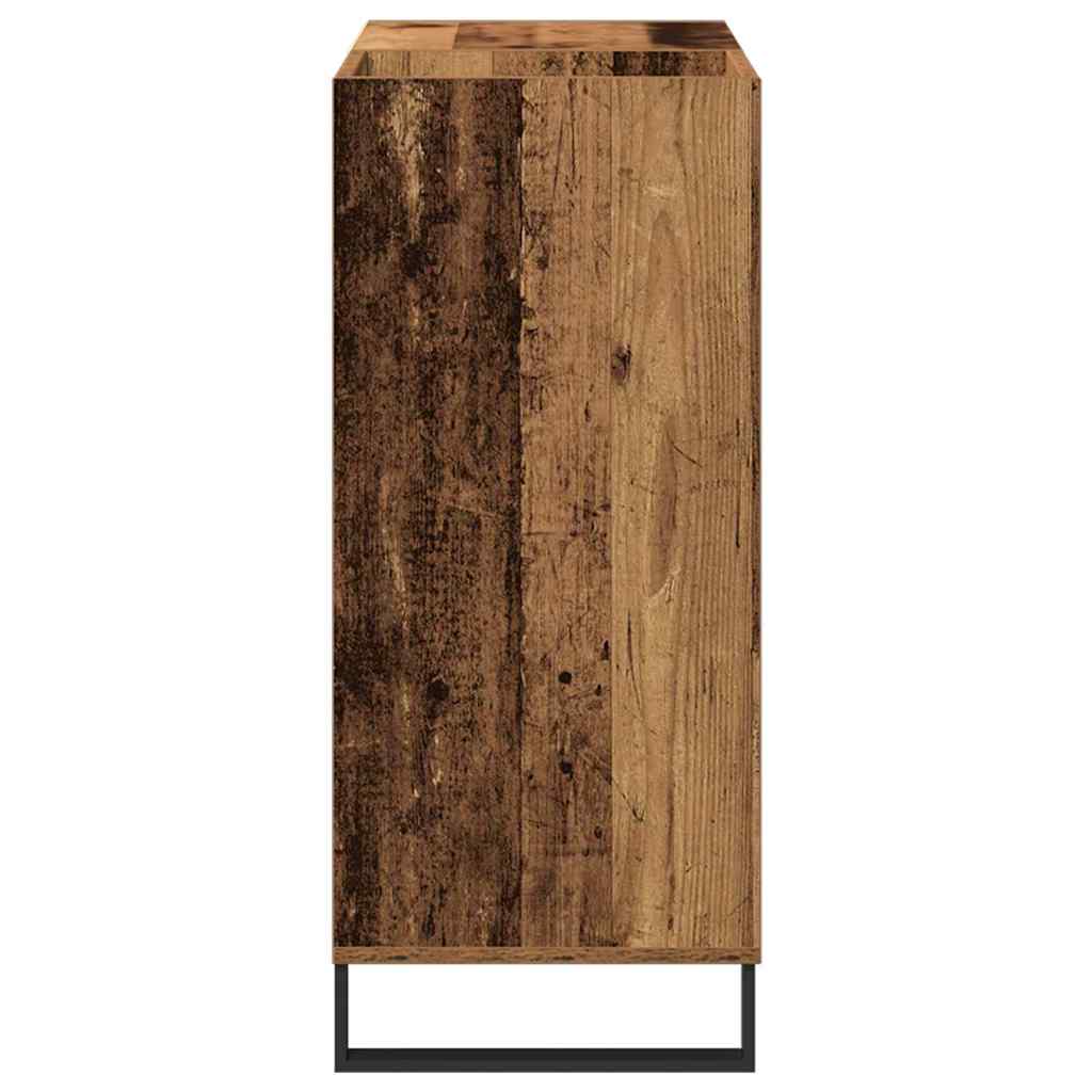 Schallplattenschrank Altholz 85 x 38 x 89 cm Holzwerkstoff