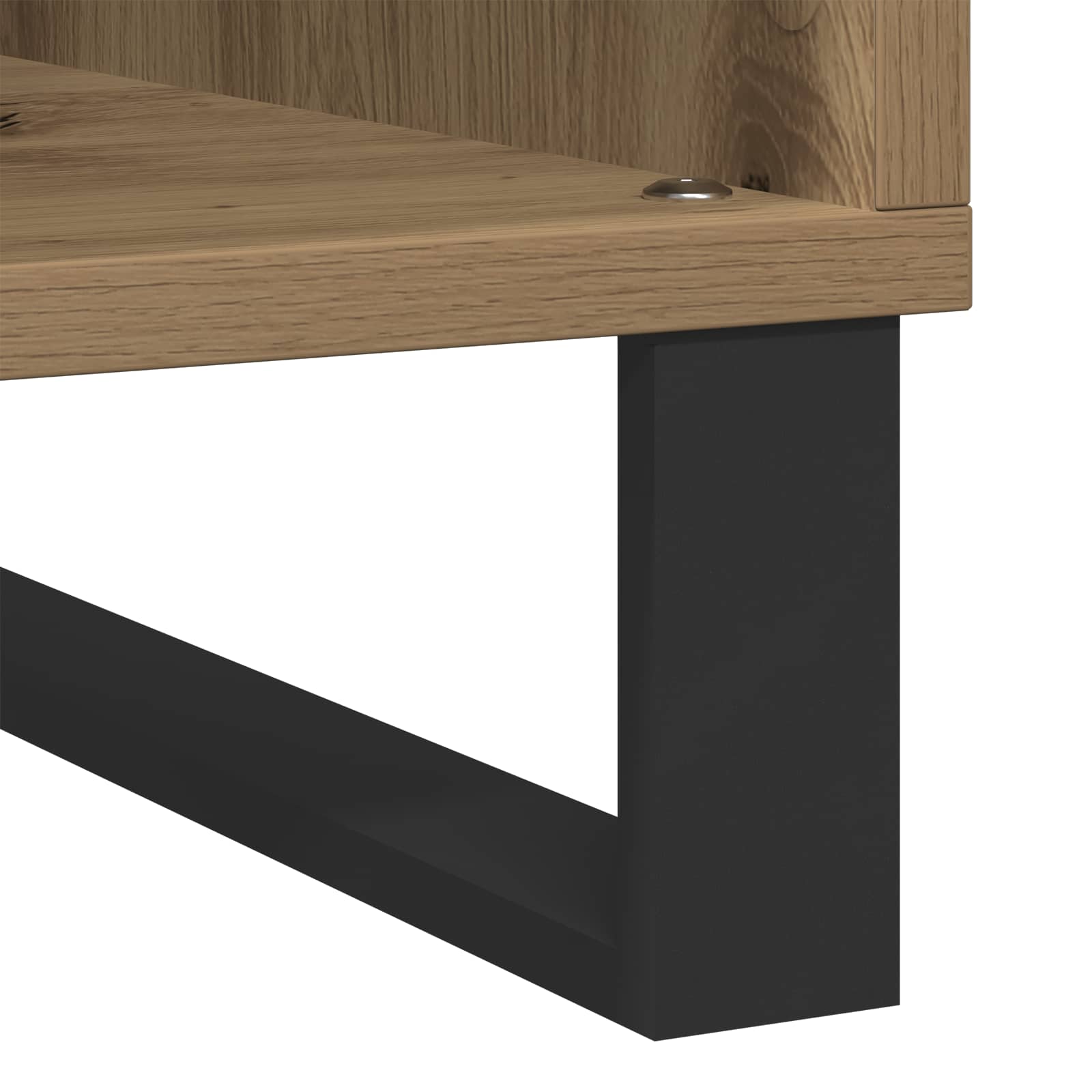 Schallplattenschrank Artisan-Eiche 84,5 x 38 x 89 cm